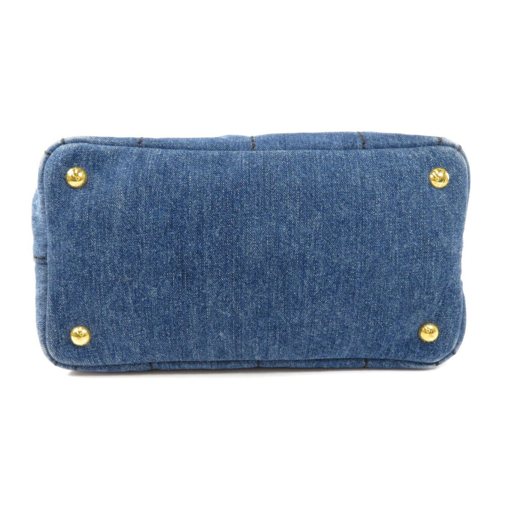Prada Canapa Handbag Denim - Picture 4 of 11